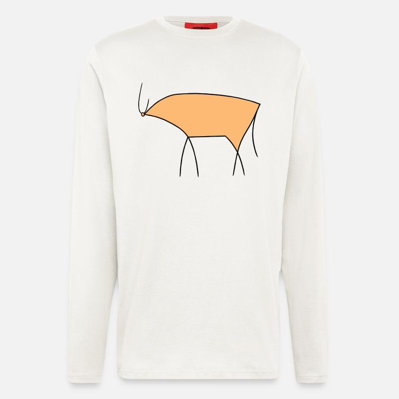 Stier - Langarmshirt - made by SPREAD  - OFF WHITE