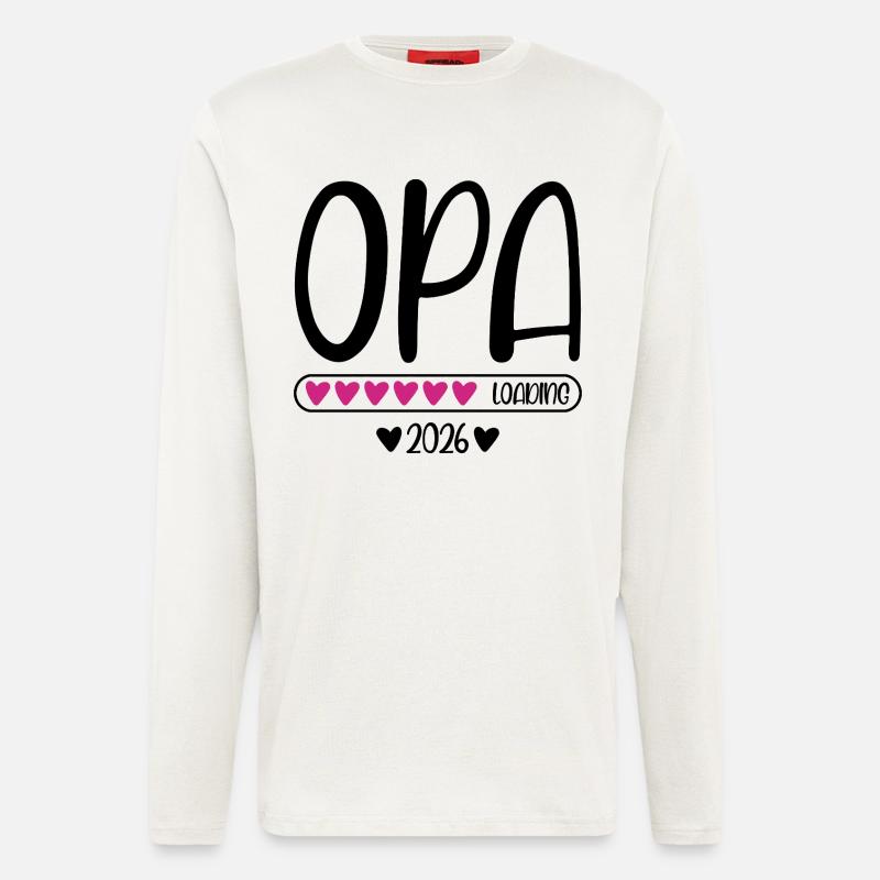 Opa 2026 loading - Langarmshirt - made by SPREAD  - OFF WHITE