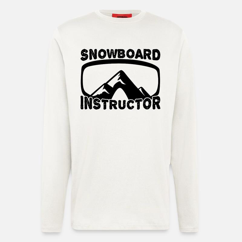 Snowboard instructor - Longsleeve - made by SPREAD  - OFF WHITE
