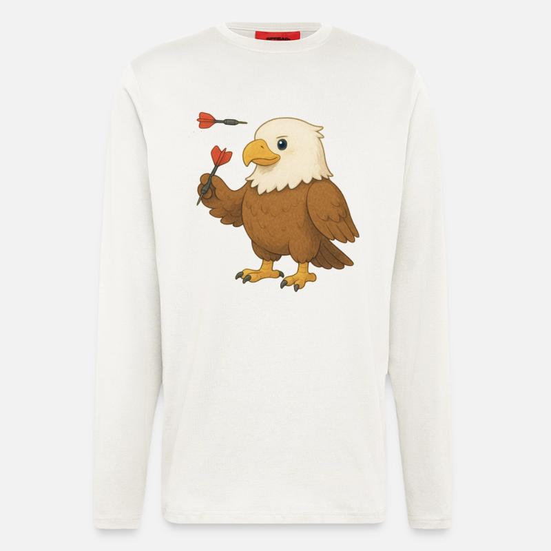 Eagle with darts - Longsleeve - made by SPREAD  - OFF WHITE