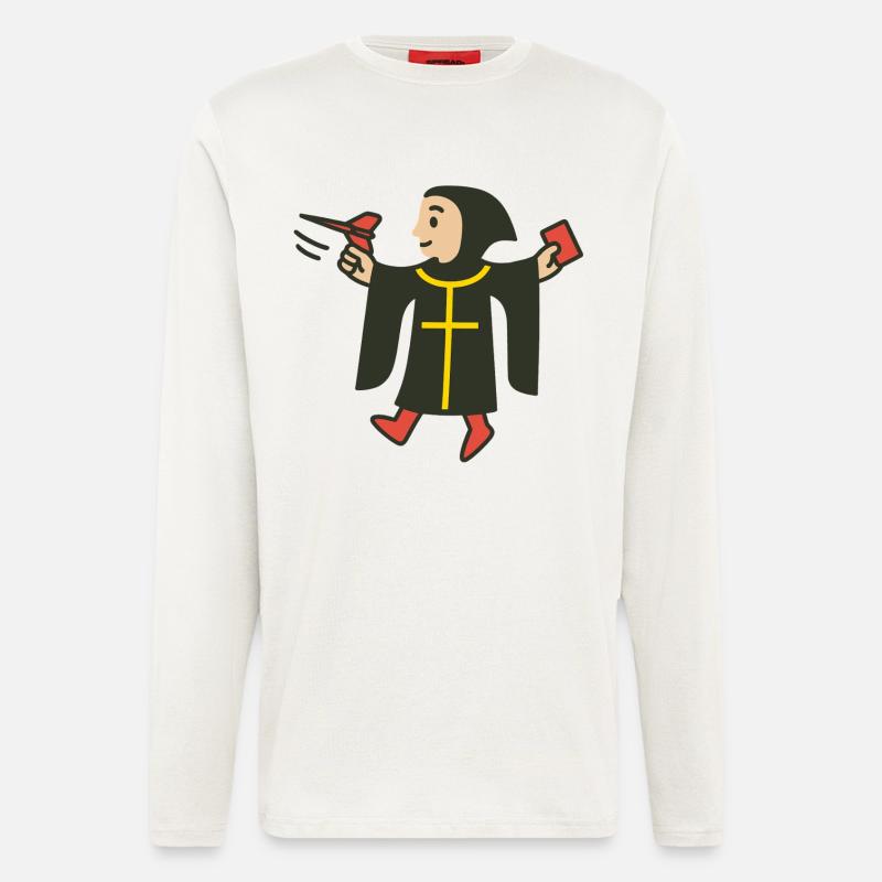 München spielt Dart - Langarmshirt - made by SPREAD  - OFF WHITE