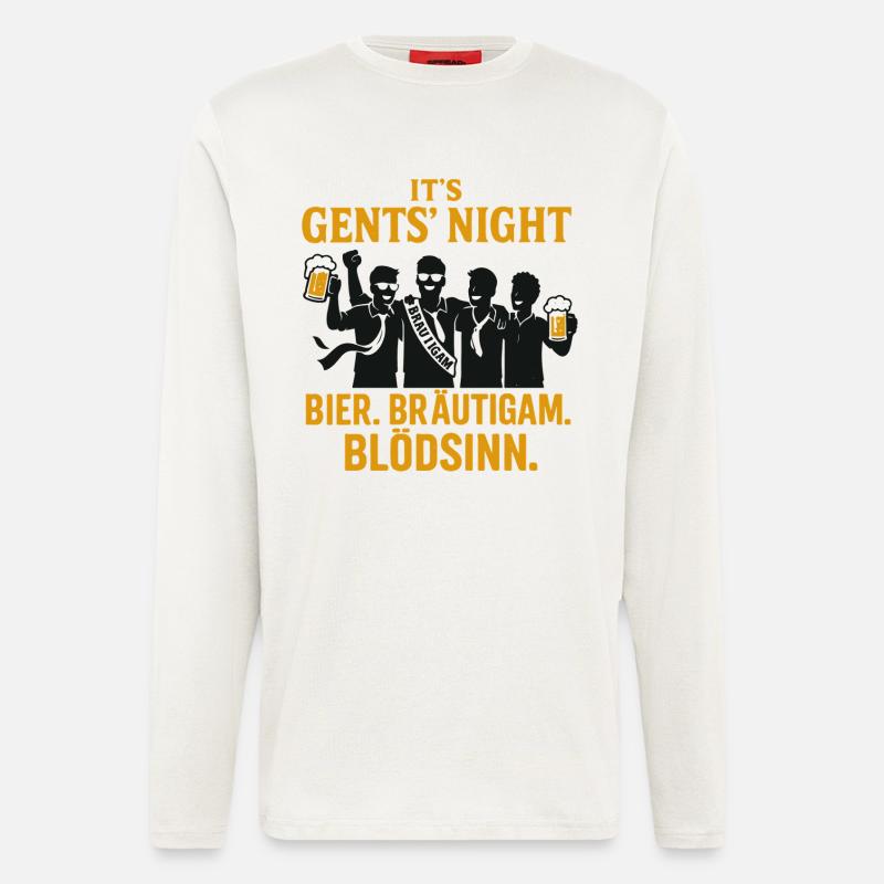 Gents Night - Langarmshirt - made by SPREAD  - OFF WHITE