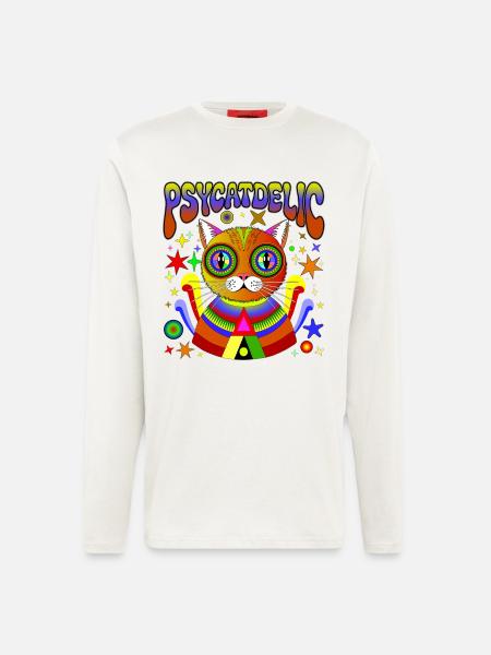 PSYCATDELIC - Longsleeve - made by SPREAD - OFF WHITE