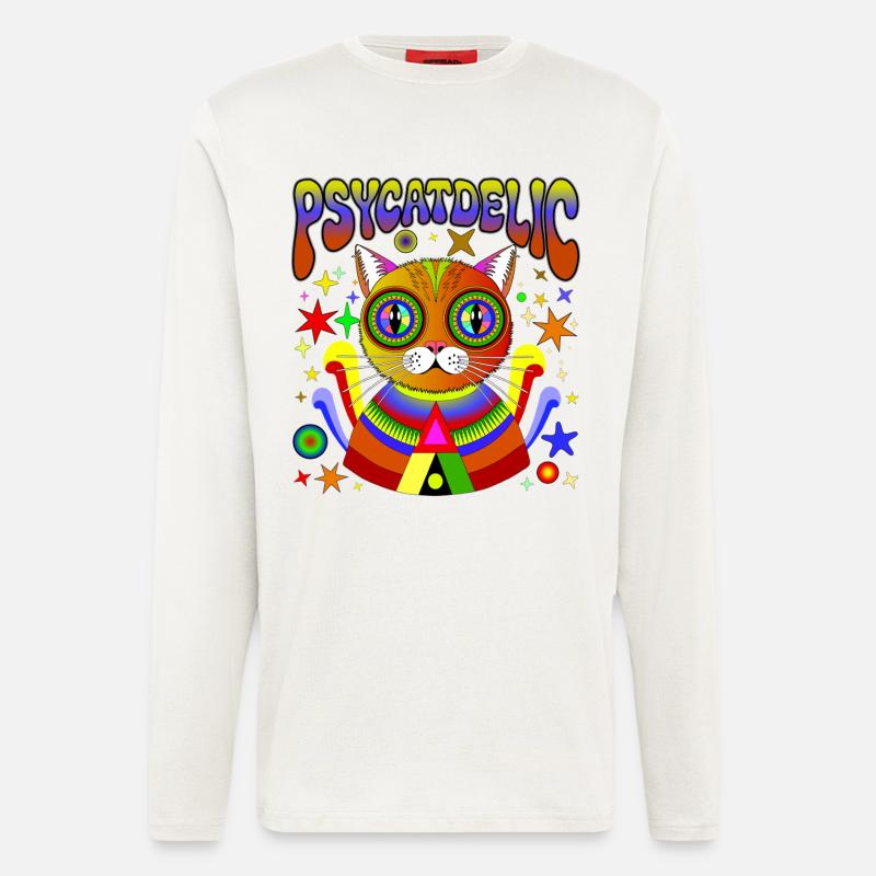 PSYCATDELIC - Langarmshirt - made by SPREAD  - OFF WHITE