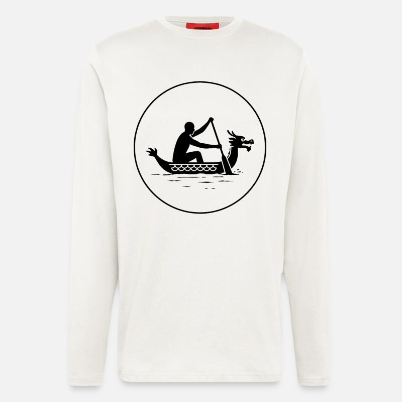 Drachenboot - Langarmshirt - made by SPREAD  - OFF WHITE
