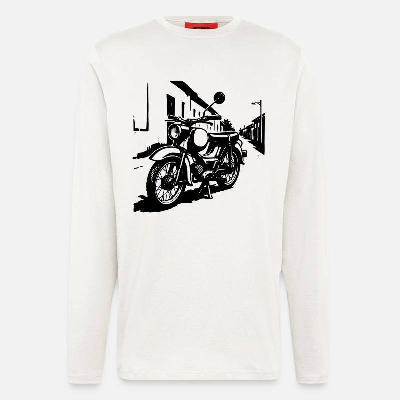 Two-stroke legend Oststyle - Longsleeve - made by SPREAD  - OFF WHITE