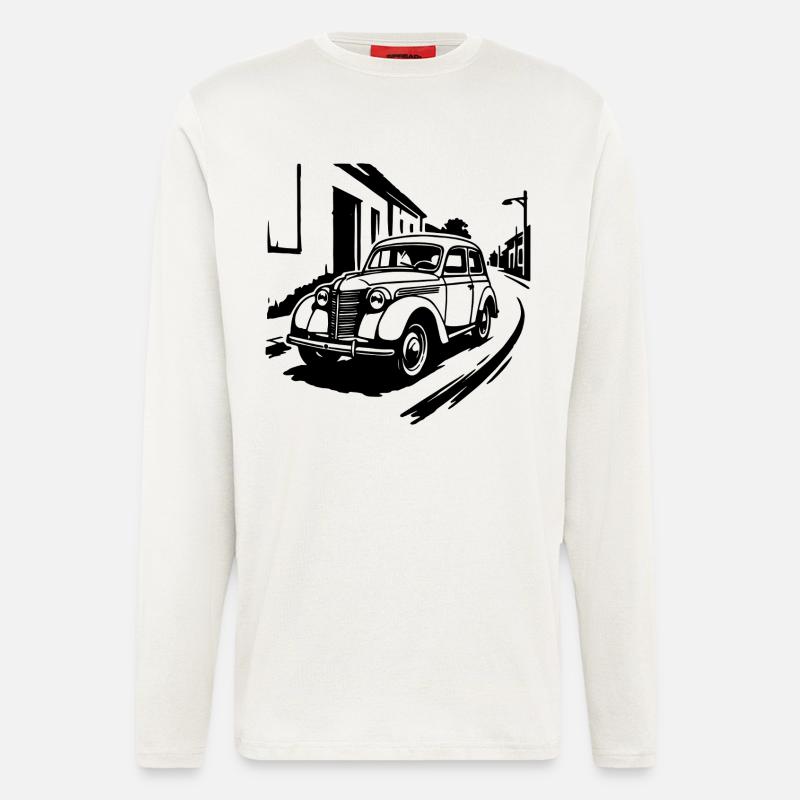 Straßenklassiker 401 - Langarmshirt - made by SPREAD - OFF WHITE