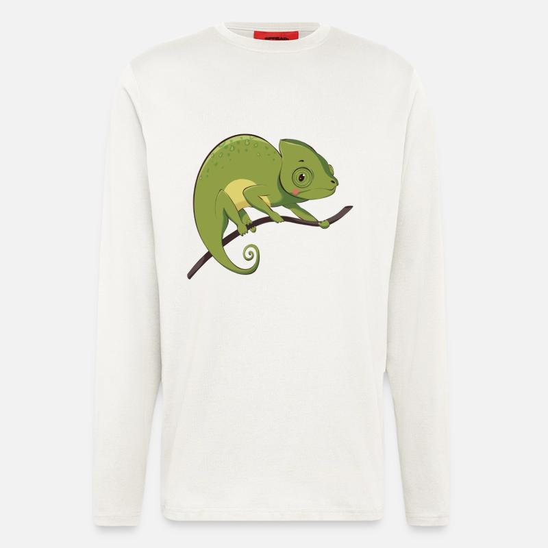 Chameleon - Longsleeve - made by SPREAD  - OFF WHITE