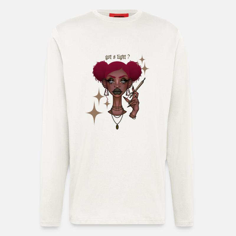 got a light? - Longsleeve - made by SPREAD  - OFF WHITE