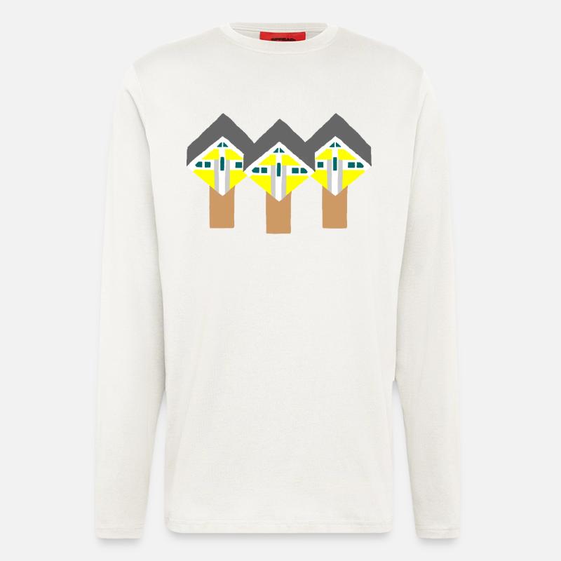 Kubushäuser - Langarmshirt - made by SPREAD  - OFF WHITE