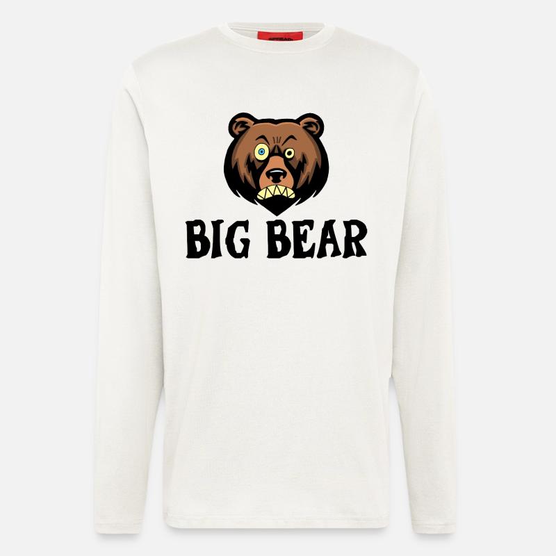 Großer Bär - Langarmshirt - made by SPREAD  - OFF WHITE