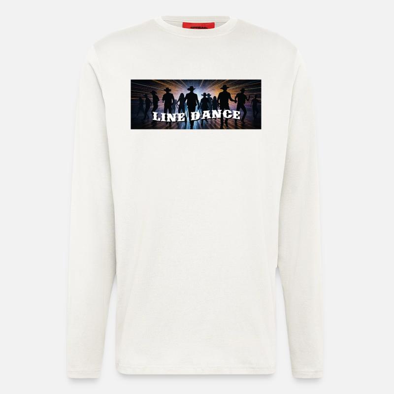 Line dance group dancing - Longsleeve - made by SPREAD  - OFF WHITE