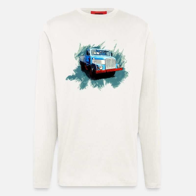 Ostkraft auf Rädern - Langarmshirt - made by SPREAD  - OFF WHITE