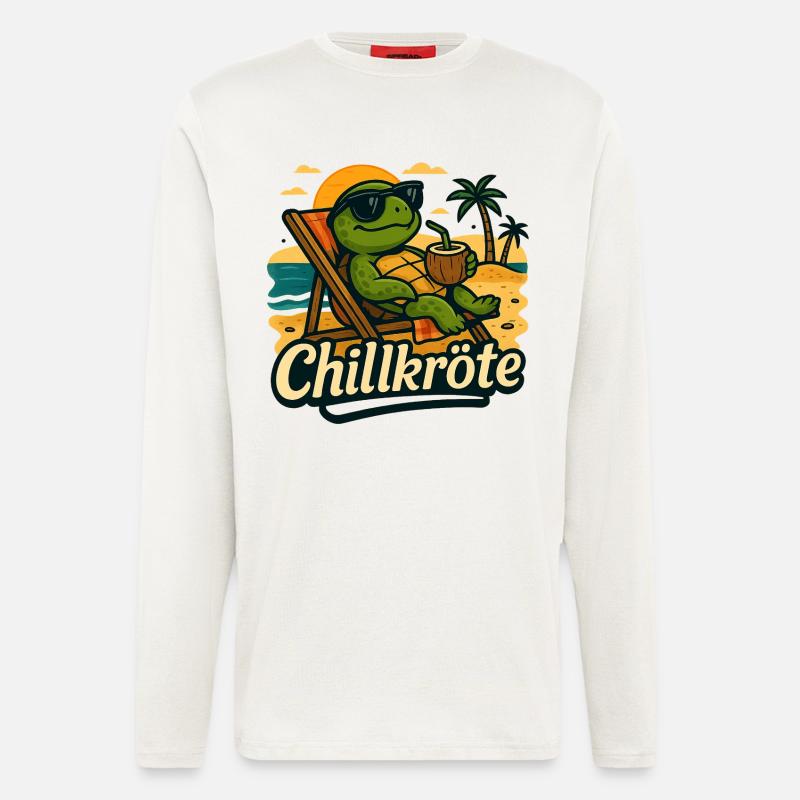 Chill toad - just take it slow - Longsleeve - made by SPREAD  - OFF WHITE