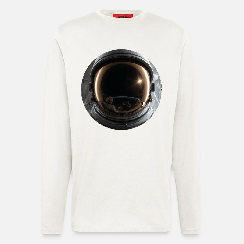 Space Astronaut Design - Longsleeve - made by SPREAD  - OFF WHITE