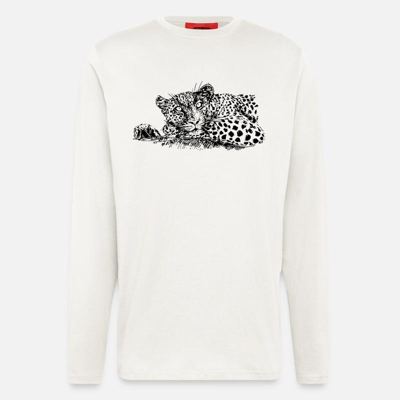 LEOPARD - Langarmshirt - made by SPREAD  - OFF WHITE