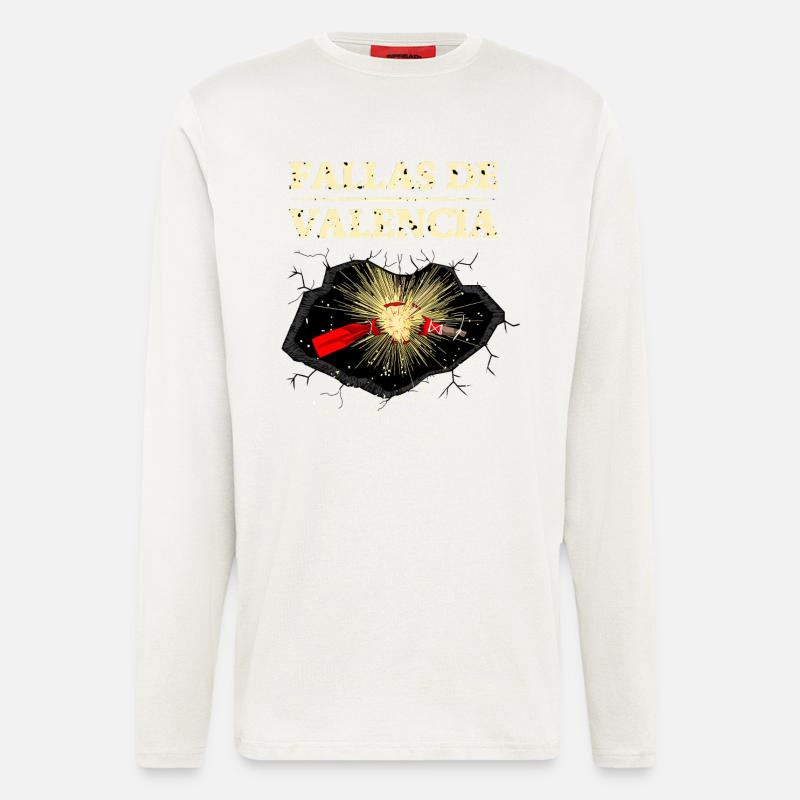 Fallas de Valencia Explosions - Longsleeve - made by SPREAD  - OFF WHITE