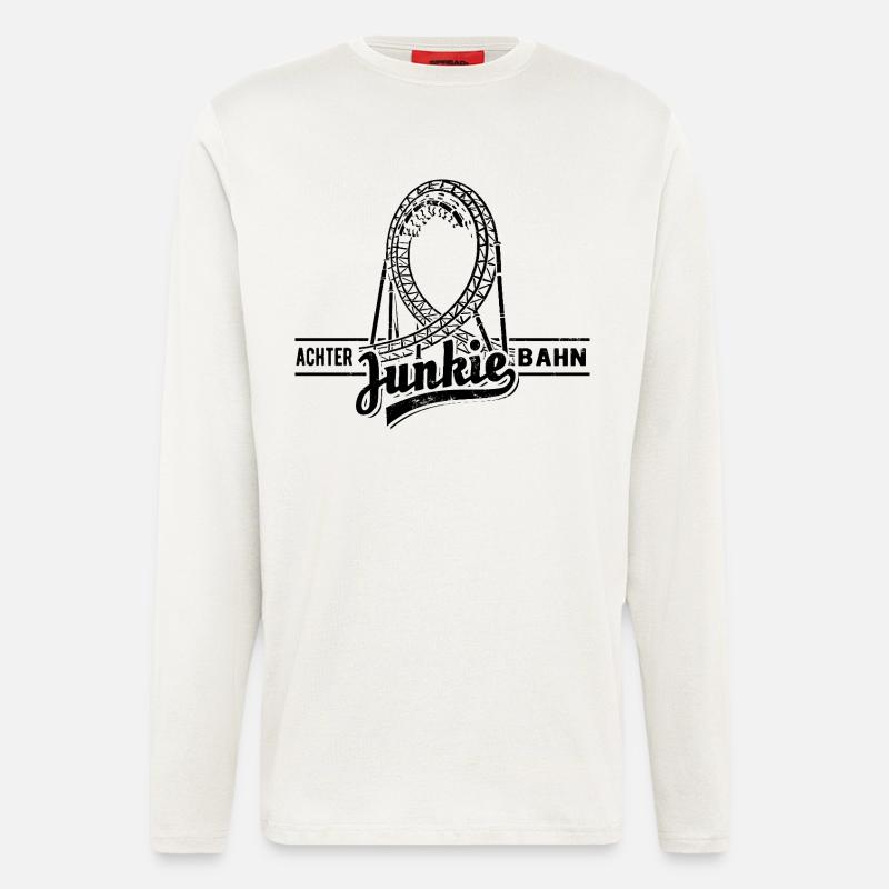 Roller Coaster Junkie - Looping - Longsleeve - made by SPREAD  - OFF WHITE