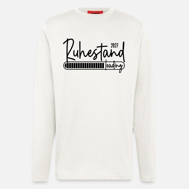 Ruhestand 2027 loading - Langarmshirt - made by SPREAD  - OFF WHITE