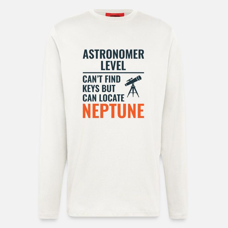 Solar System Planets Space Art  - Longsleeve - made by SPREAD  - OFF WHITE
