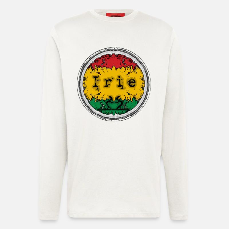 Reggae Irie - Langarmshirt - made by SPREAD  - OFF WHITE