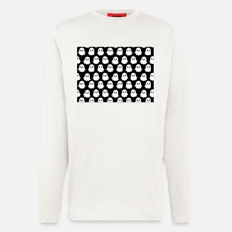 Cute Ghosts Pattern - Longsleeve - made by SPREAD  - OFF WHITE