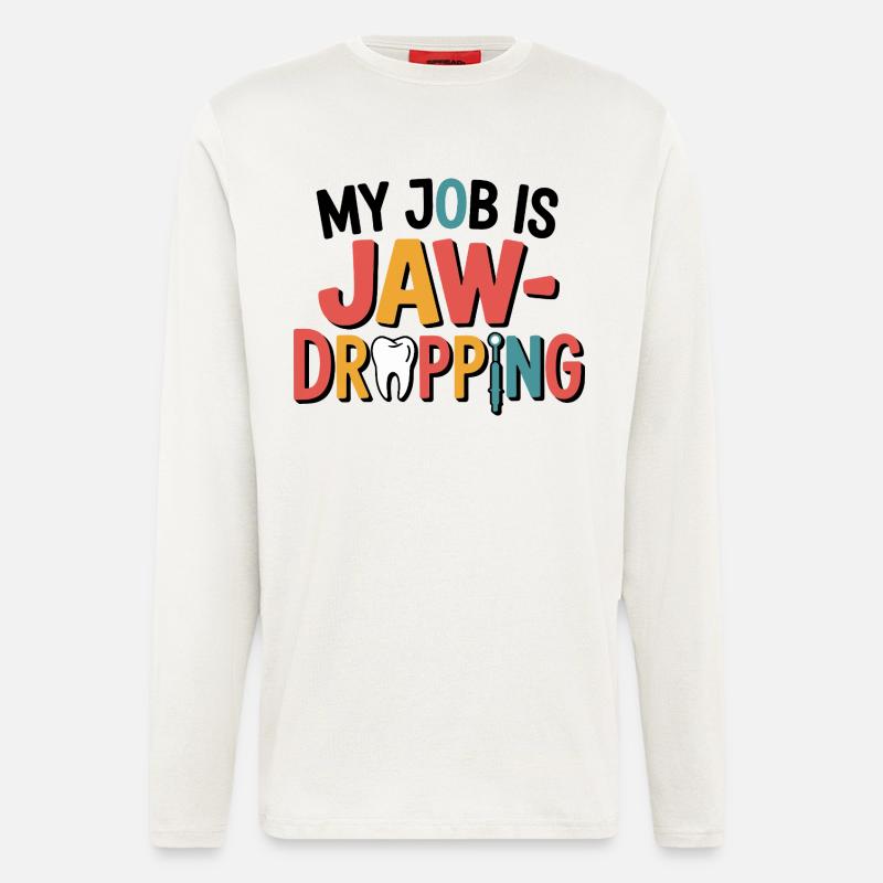 Dental Technician Precision Tools  - Longsleeve - made by SPREAD  - OFF WHITE