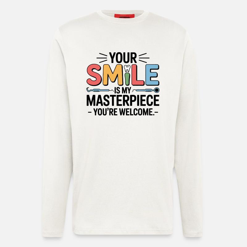 Dental Lab Technician Bridge Work  - Longsleeve - made by SPREAD  - OFF WHITE