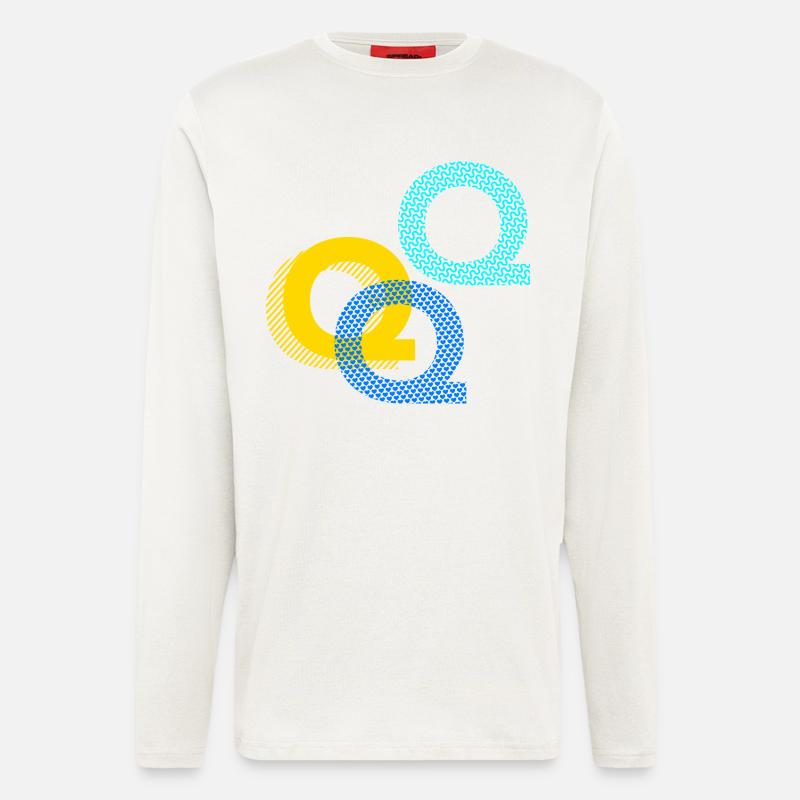 Buchstabe Q q - Langarmshirt - made by SPREAD  - OFF WHITE