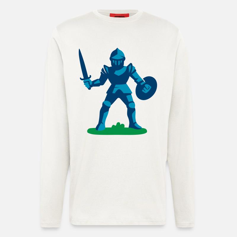 Wächter des Ritterwegs - Langarmshirt - made by SPREAD  - OFF WHITE