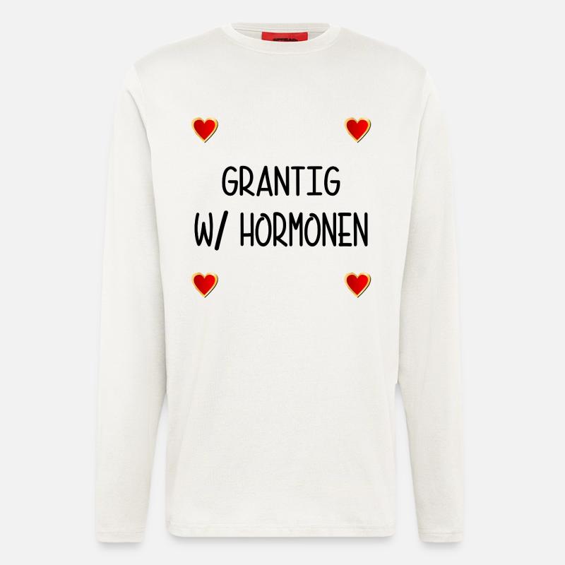 WECHSELJAHRE MENOPAUSE GRANTIG HORMONE - Langarmshirt - made by SPREAD - OFF WHITE