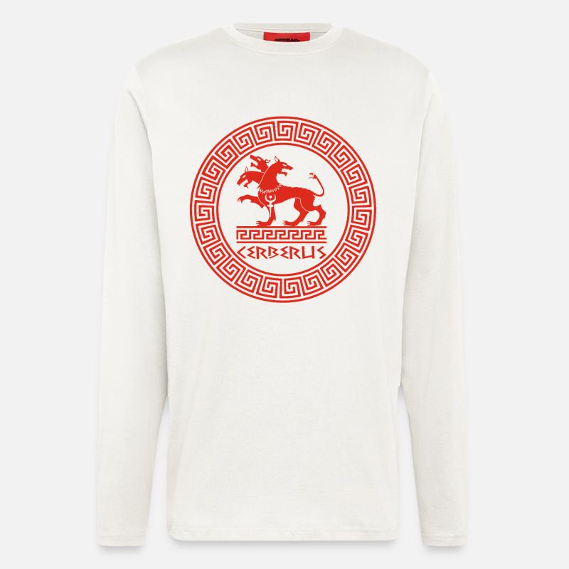 Der Wächter der Unterwelt - Langarmshirt - made by SPREAD  - OFF WHITE