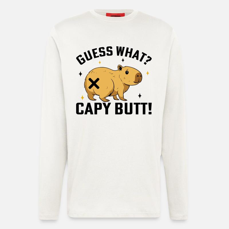 Capybara - Longsleeve - made by SPREAD  - OFF WHITE