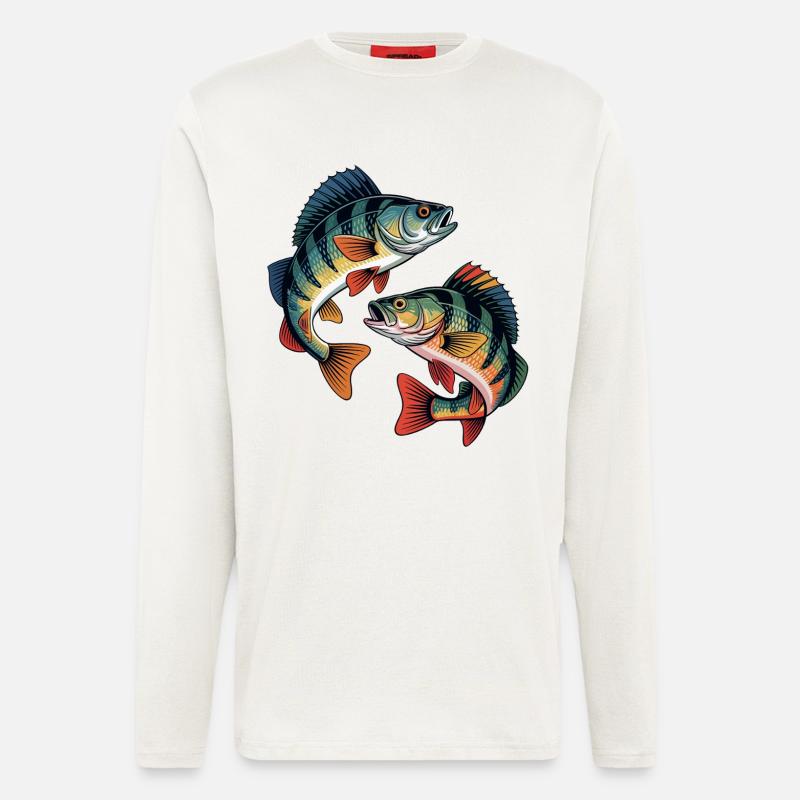 Two jumping perches - Longsleeve - made by SPREAD  - OFF WHITE