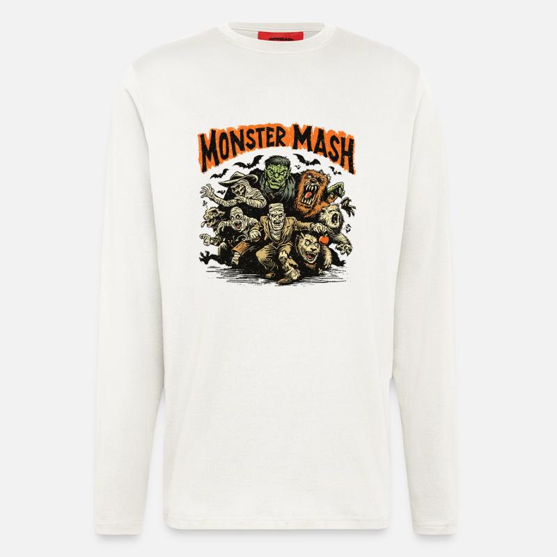 Monster Mash - Langarmshirt - made by SPREAD  - OFF WHITE