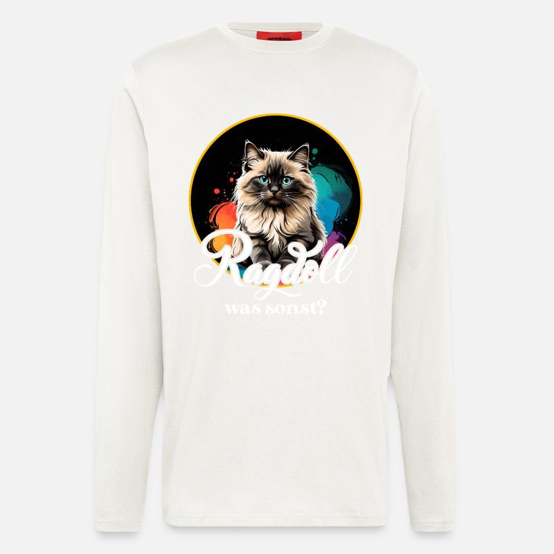 Ragdoll Cat - Longsleeve - made by SPREAD  - OFF WHITE