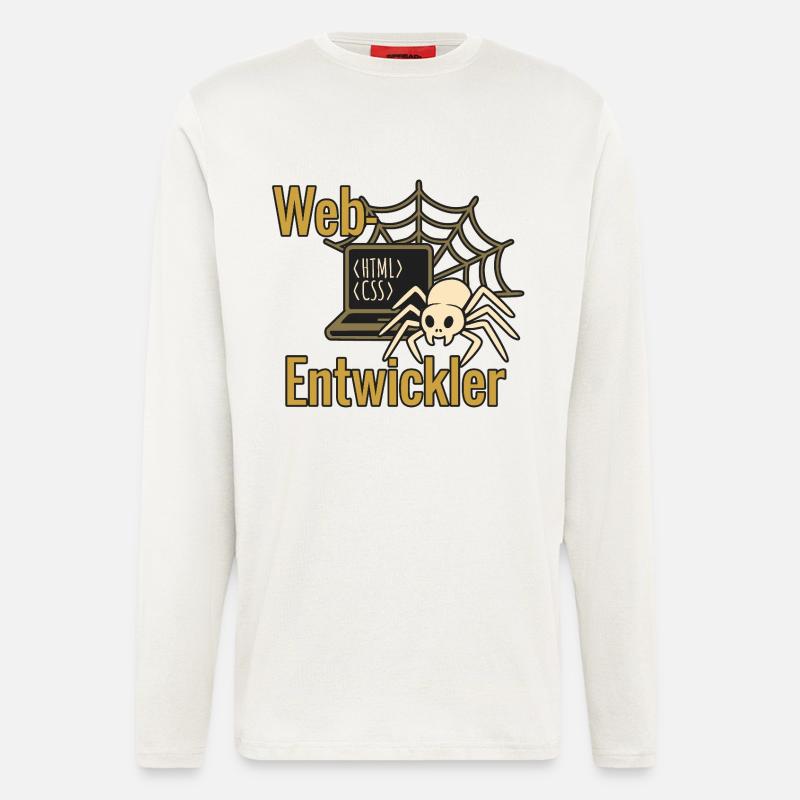 Web Developer - Halloween 2025 - Longsleeve - made by SPREAD  - OFF WHITE