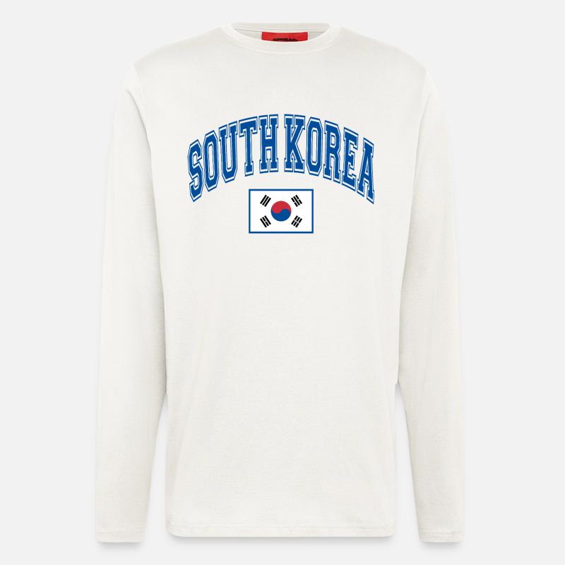 Südkorea - Langarmshirt - made by SPREAD  - OFF WHITE