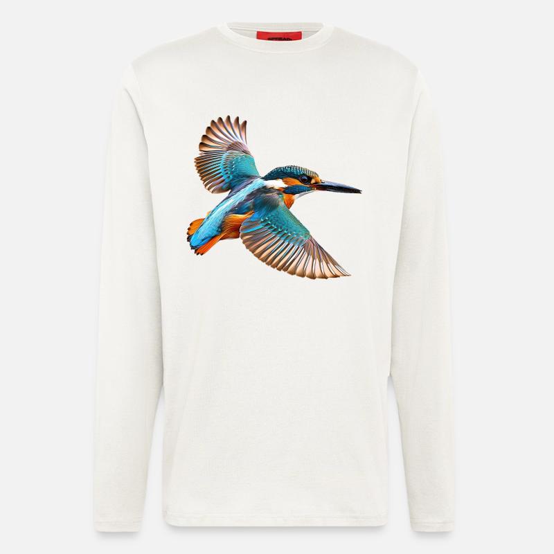 Eisvogel - Langarmshirt - made by SPREAD  - OFF WHITE