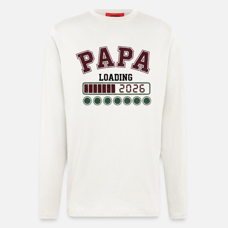 Papa 2026 Loading - Longsleeve - made by SPREAD  - OFF WHITE