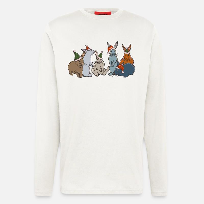 WEIHNACHTSHASEN - Langarmshirt - made by SPREAD  - OFF WHITE