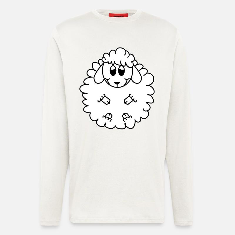 Merinoschaf  - Langarmshirt - made by SPREAD  - OFF WHITE