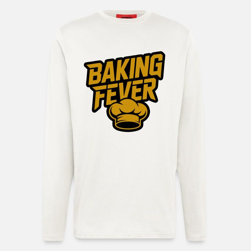 Baking Fever: Chef Hat Graphic - Langarmshirt - made by SPREAD  - OFF WHITE