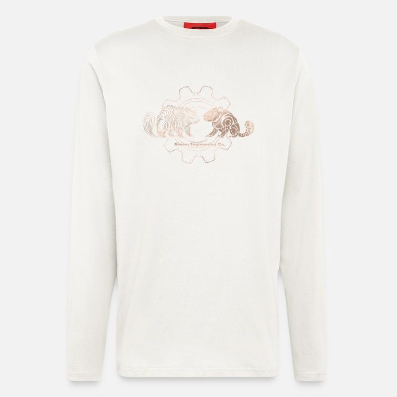 Timberborn – Beaver Engineering Co. - Longsleeve - made by SPREAD  - OFF WHITE