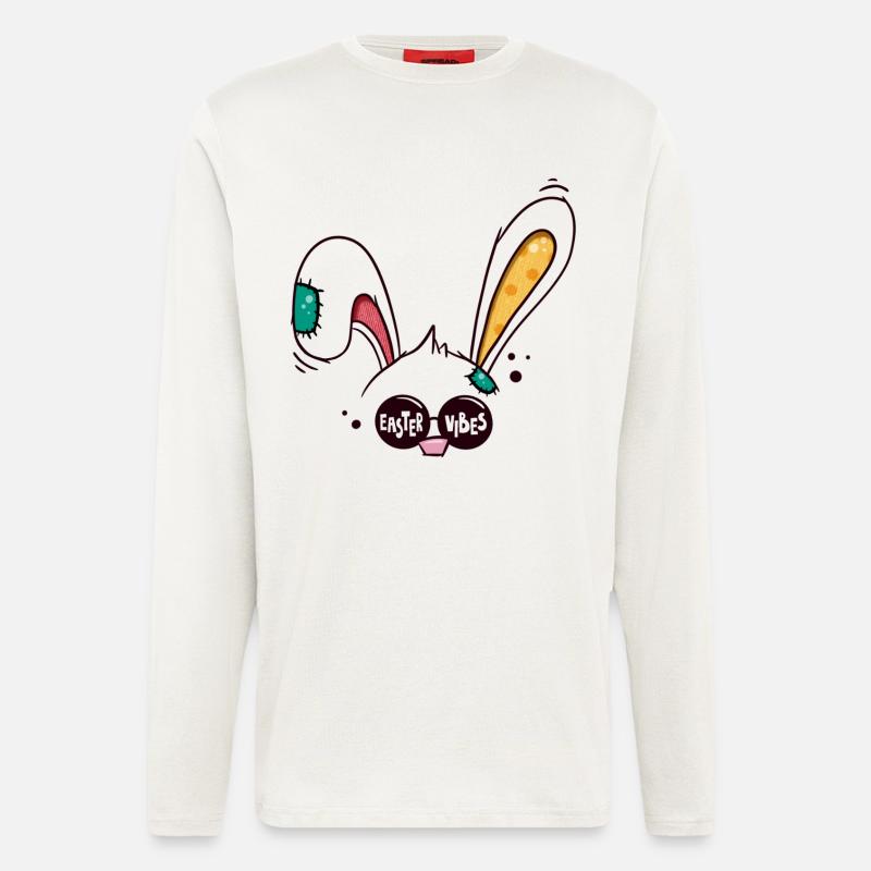 Easter Vibes Easter Bunny - Longsleeve - made by SPREAD  - OFF WHITE