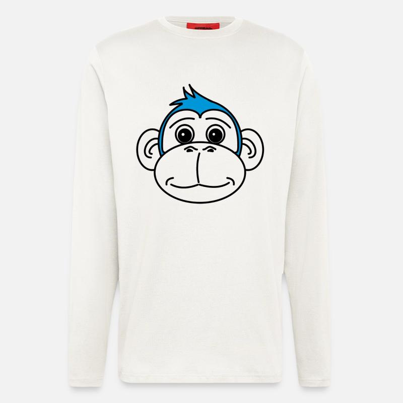 Monkey - Longsleeve - made by SPREAD  - OFF WHITE