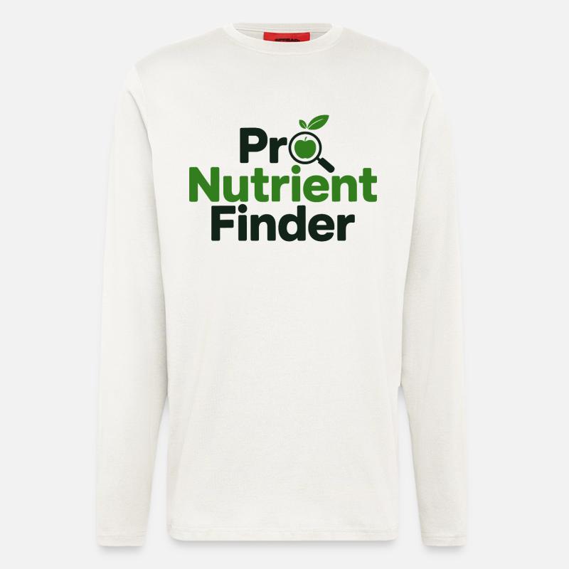 Pro Nutrient Finder Dietitian Expert Professional  - Longsleeve - made by SPREAD  - OFF WHITE