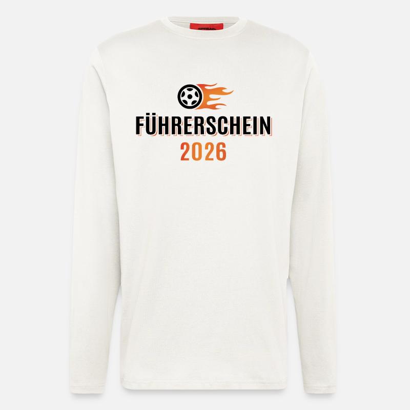 Driver's license passed 2026 - Driver's license - Longsleeve - made by SPREAD  - OFF WHITE
