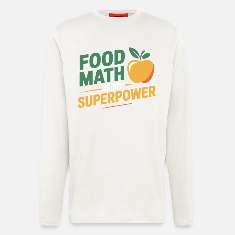 Professional Nutritionist Precise Calculation  - Longsleeve - made by SPREAD  - OFF WHITE