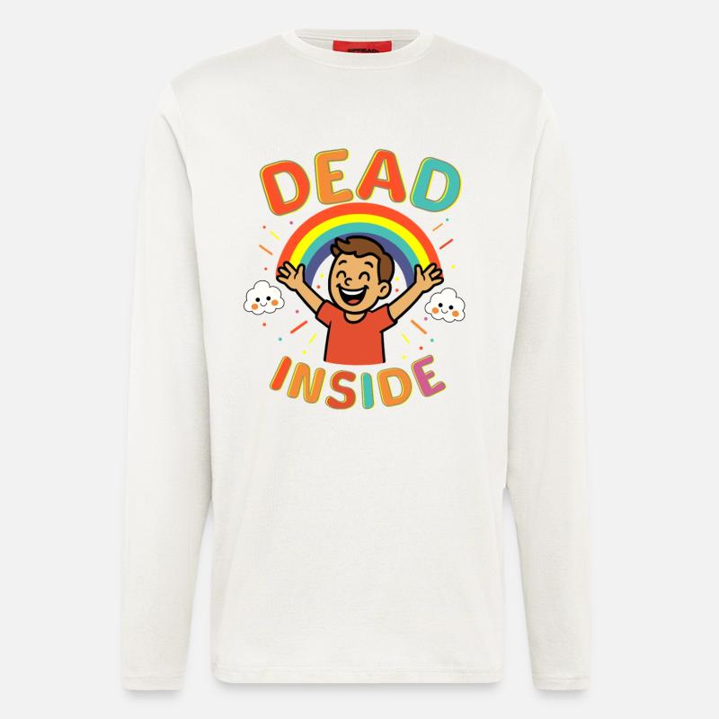 Dead Inside - Langarmshirt - made by SPREAD  - OFF WHITE